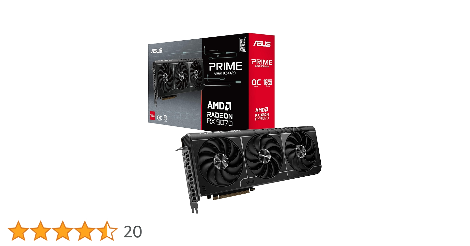 Amazon | ASUS Prime Radeon™ RX 9070 OCエディショングラフィック Amazon | ASUS Prime Radeon™ RX 9070 OCエディショングラフィック