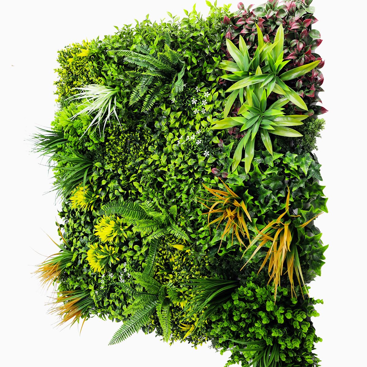 Mur Végétal Artificiel Jungle Ultra-Réaliste et Dense 1mx1m Evasion