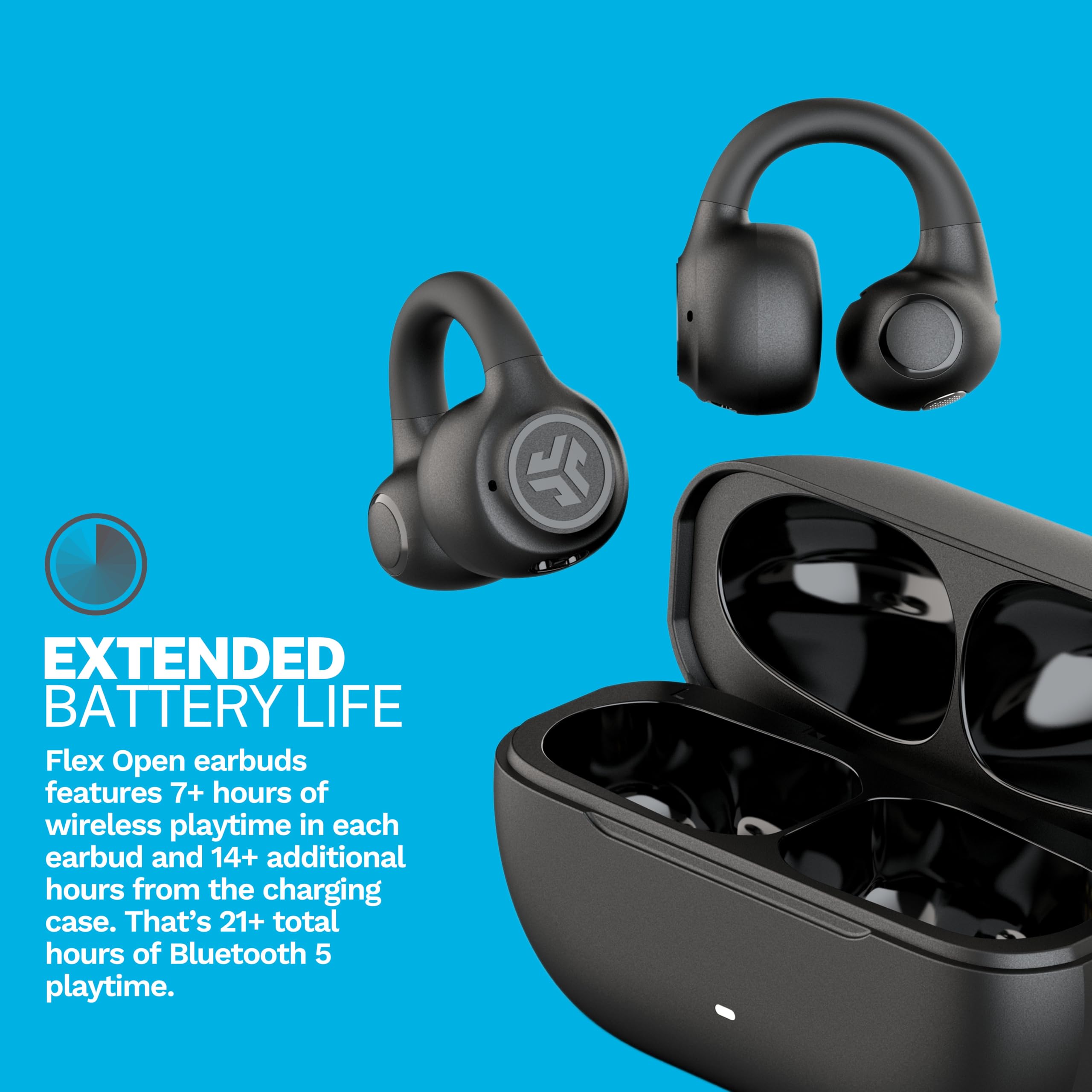 Amazon.co.jp: JLab Flex イヤーカフ イヤホン Bluetooth オープン 