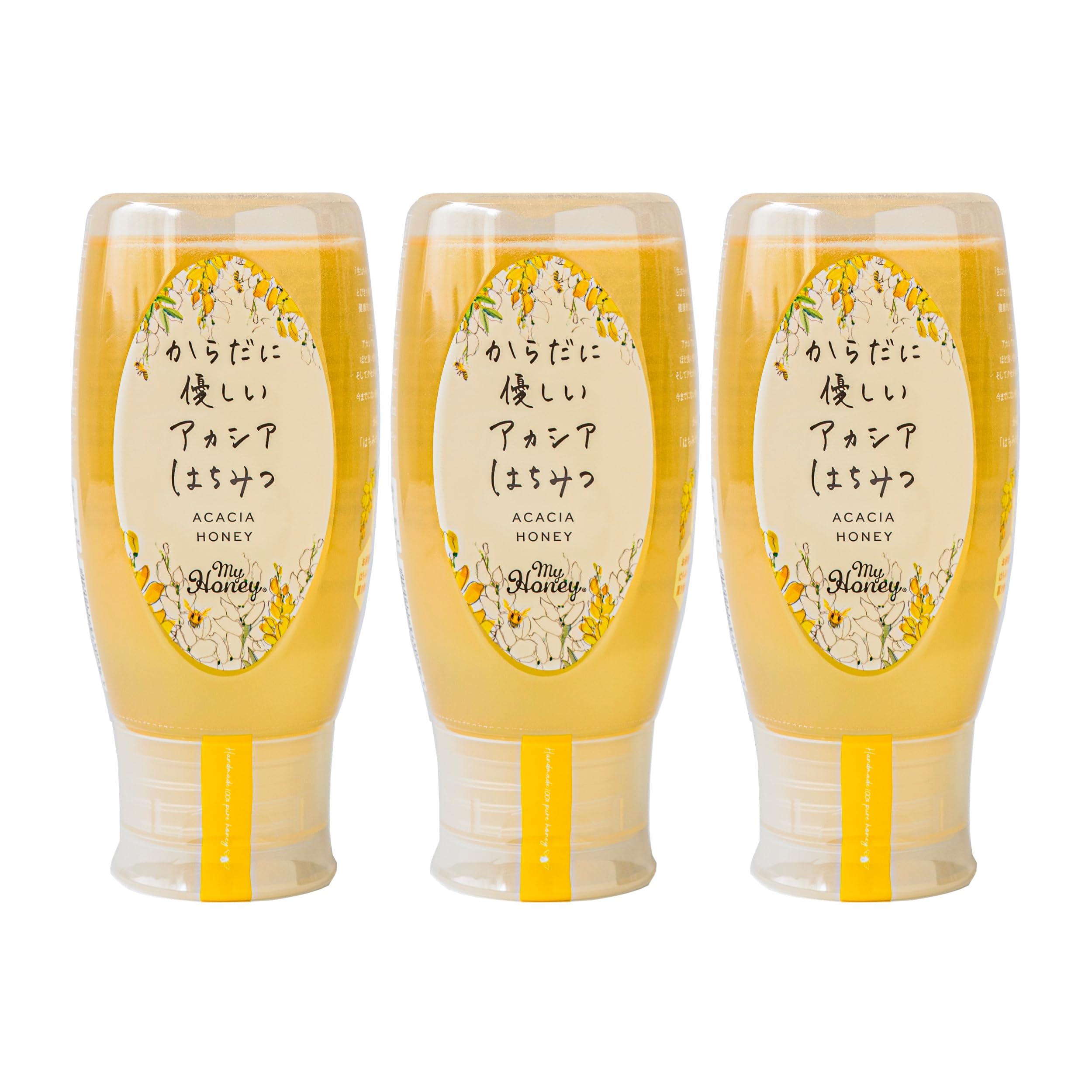 My Honey からだに優しいアカシアはちみつ 3本セット Amazon.co.jp: MYHONEY からだに優しいアカシアはちみつ 500g×3本
