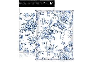 AnyDesign 100Pcs Floral Poly Mailers