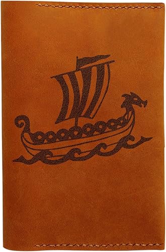 Viking buques Handmade Funda de piel Passport Holder HLT _ _ _ _ _ _ _ _ _ _ 01), HLT_011724-5