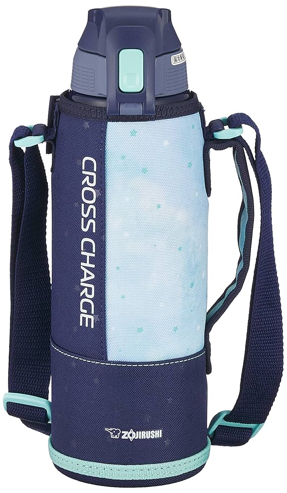 象印 CROSS CHARGE ネイビーミント　1Ｌ Amazon｜象印 (ZOJIRUSHI) 水筒 直飲み スポーツタイプ