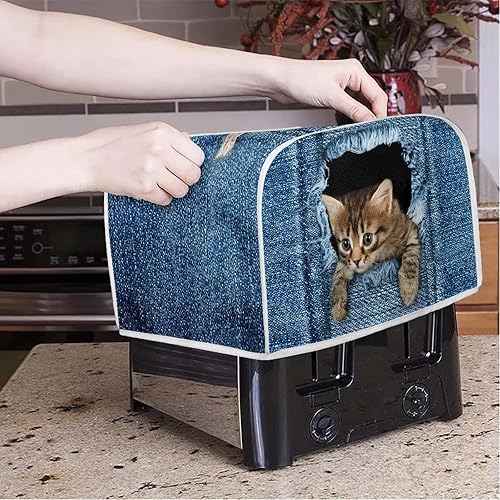 Vista 50 de Cubierta para tostadora de 4 rebanadas, cubierta para horno tostador de electrodomésticos pequeños para cocina, protección contra el polvo