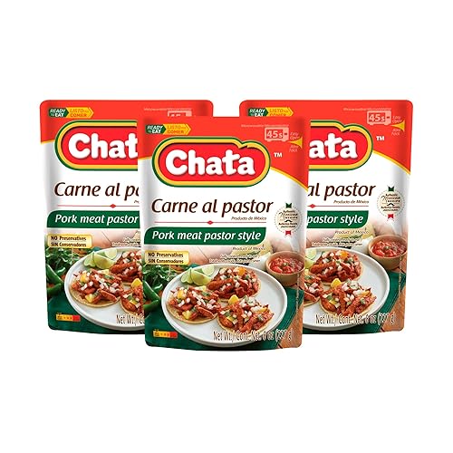 Chata Bolsa estilo pastor de carne de cerdo, 8 onzas (paquete de 3)