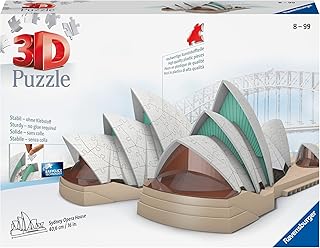 Ravensburger Sydney Opera House 3D Jigsaw Puzzles for Kids & Adults Age 8 Years up - 216 Pieces - No Glue Required