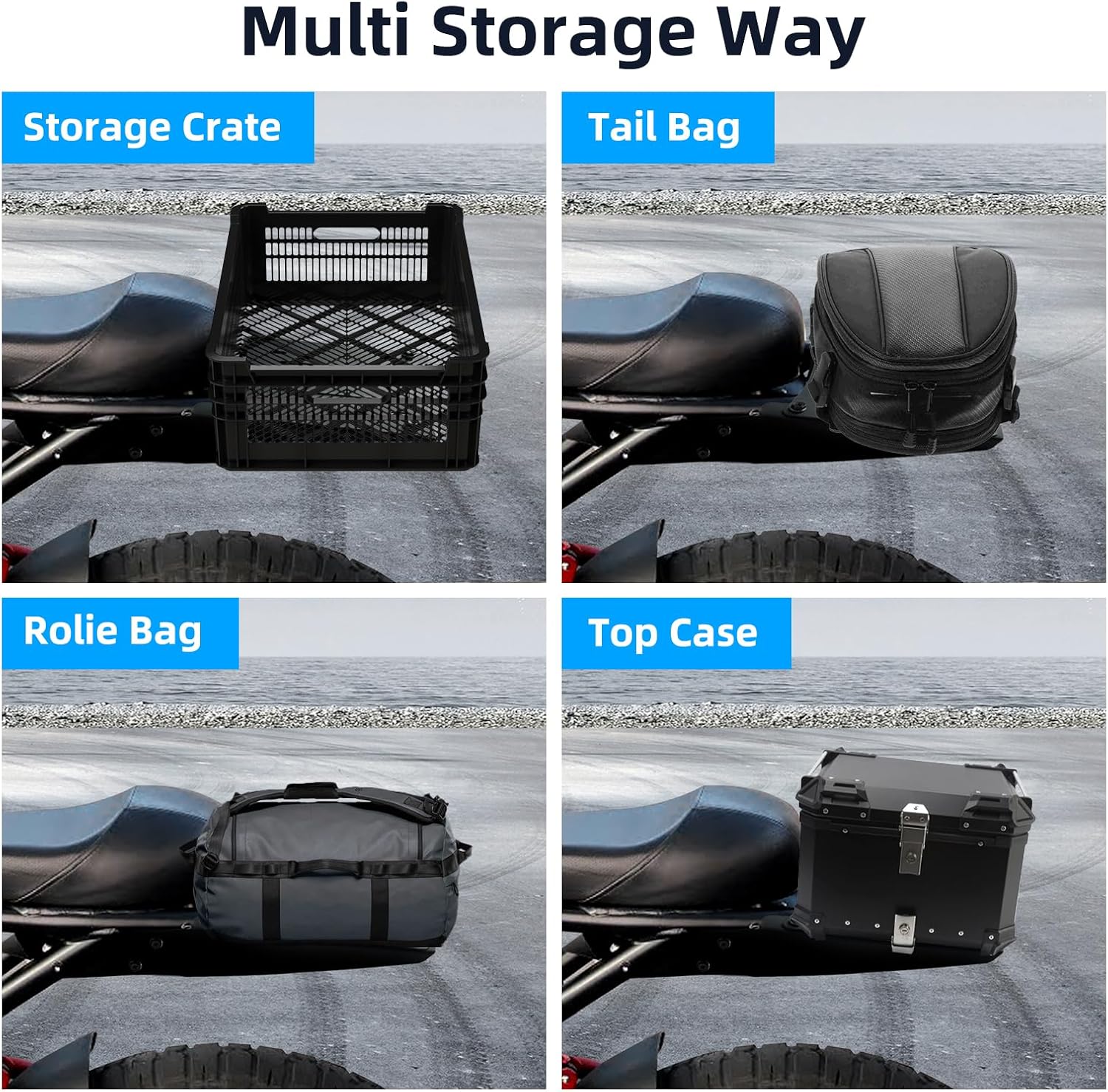 Rear Luggage Rack for Super 73 RX, High Toughness Rear Luggage Carrier, Steel Tailstock Bracket Accessories for Super 73