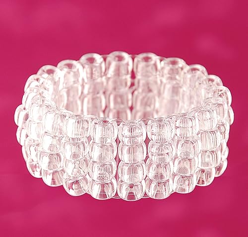 Miniatura 2 de The Beadery Cuentas de caballo de barril de 0.236 x 0.354 in, cristal (750V006), pequeño, 900 piezas