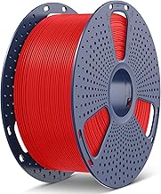 SUNLU Large Spool PLA Filament 3KG, Big Roll 3D Printer Filament, Neatly Wound PLA Filament 1.75mm, Individually Vacuum Packed, Fit Most FDM Printer. (3KG Red)
