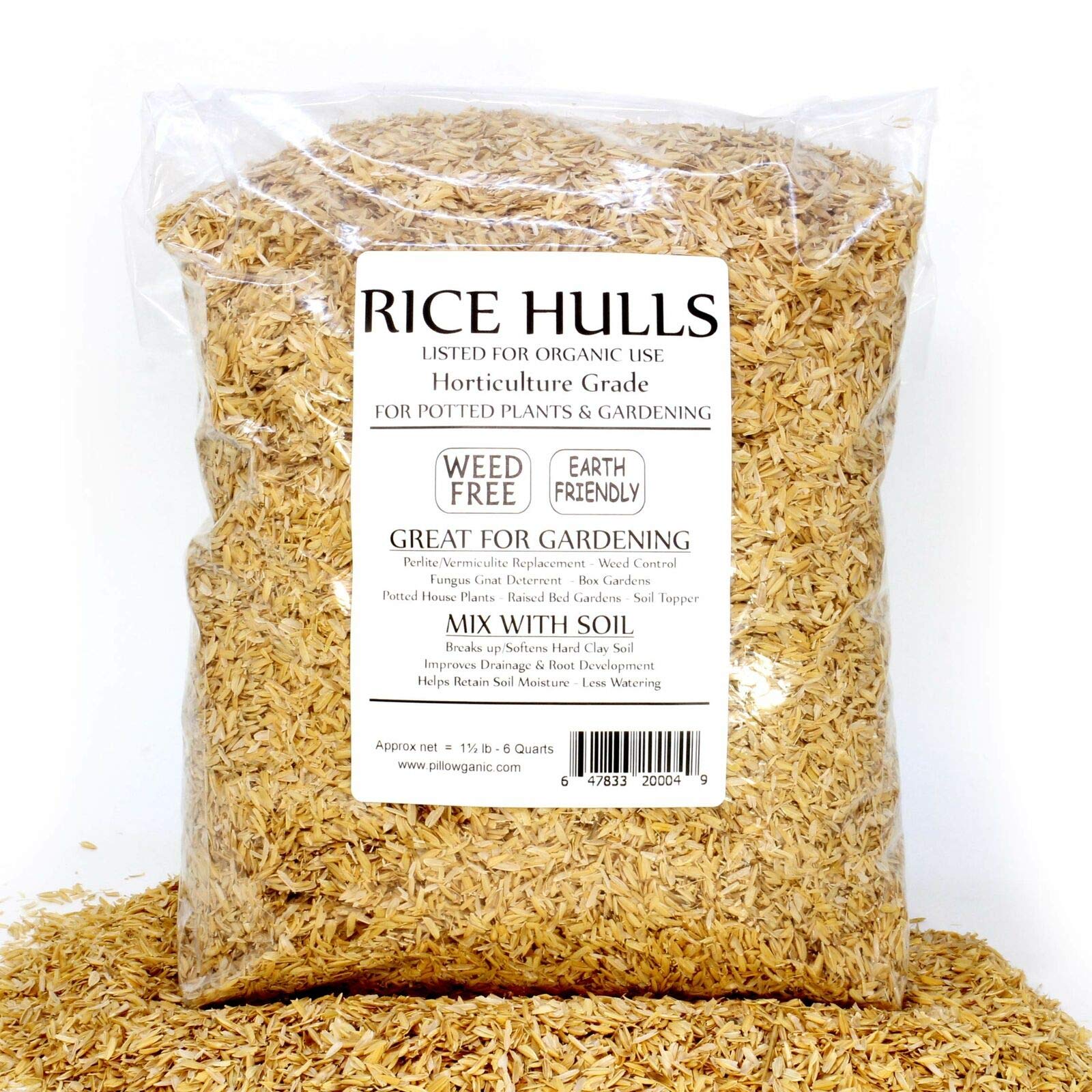Green Paradise® Parboiled Rice Hulls (husk) Best Horticuture Grade Rice Husk for Ideal Soilmix potting mix for all kind of plants, bonsai,succulents and seeds germination (pack of 5 litre) aprox 1 kg-image-43