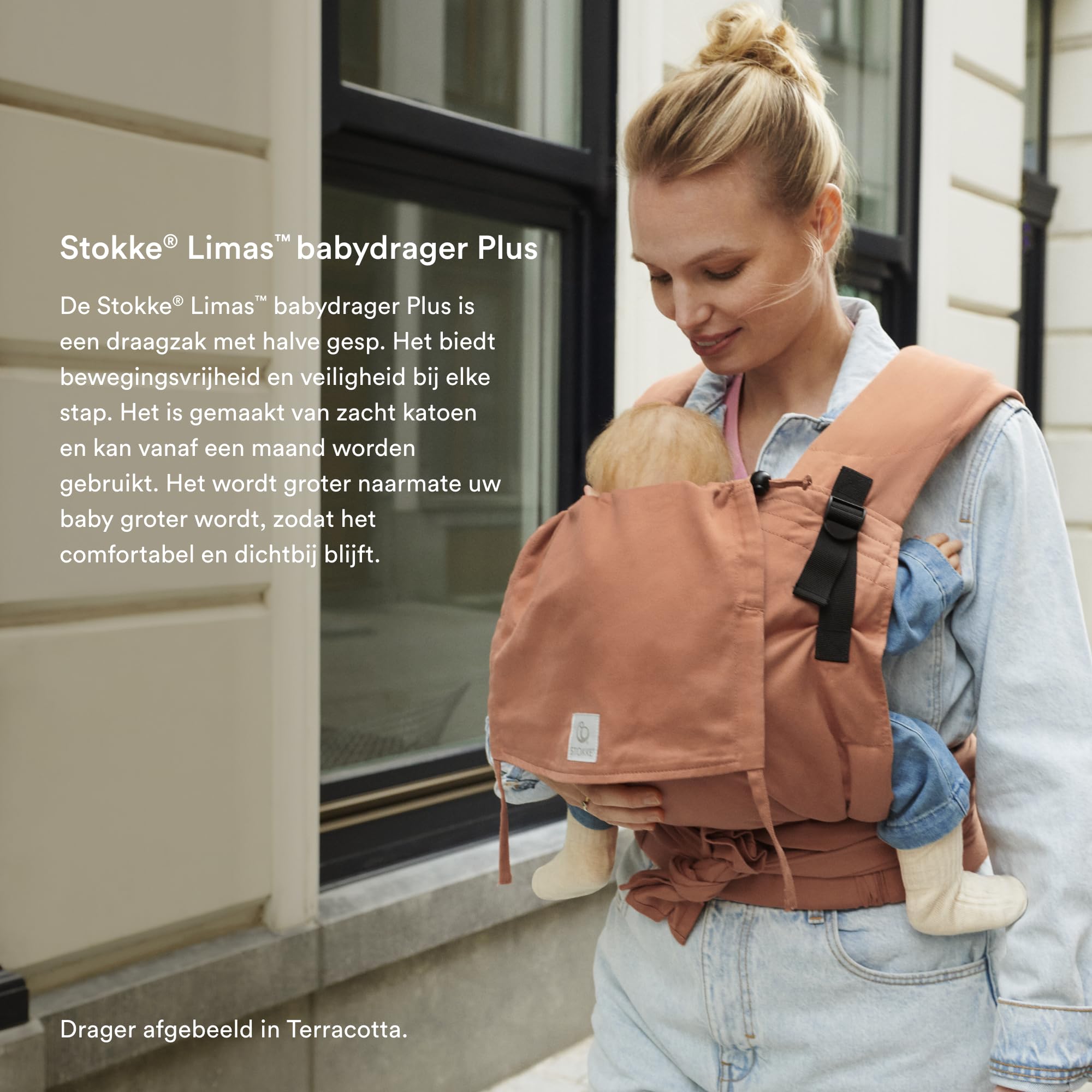 Stokke® Limas™ Babydrager Plus Grey Melange Stokke® Limas™ Babydrager Plus Grey Melange