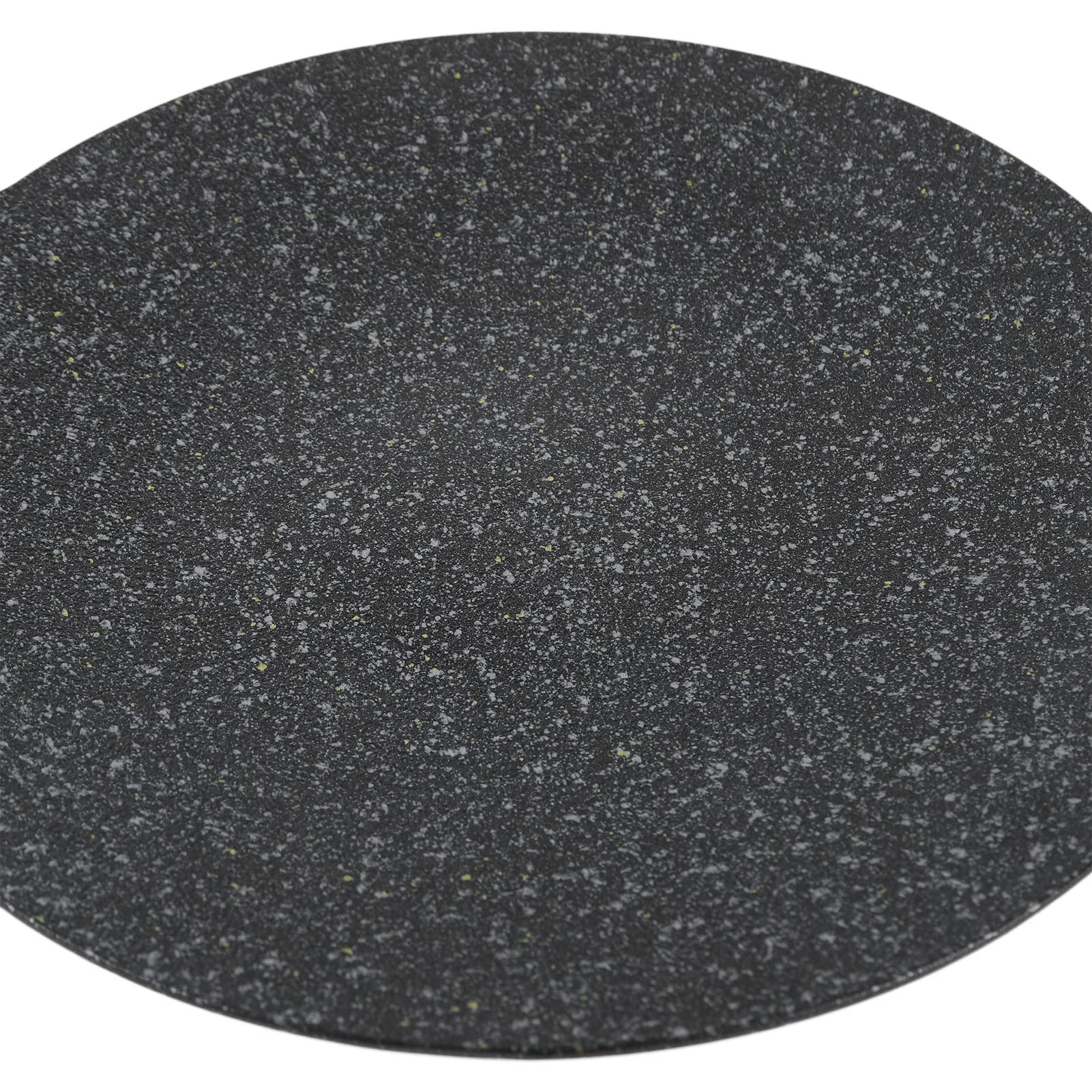 AMONIDA Piastra per Barbecue Rotonda Coreana, Padella per Griglia Rotonda Coreana Integrata per Il Viaggio in Campeggio (38 cm)