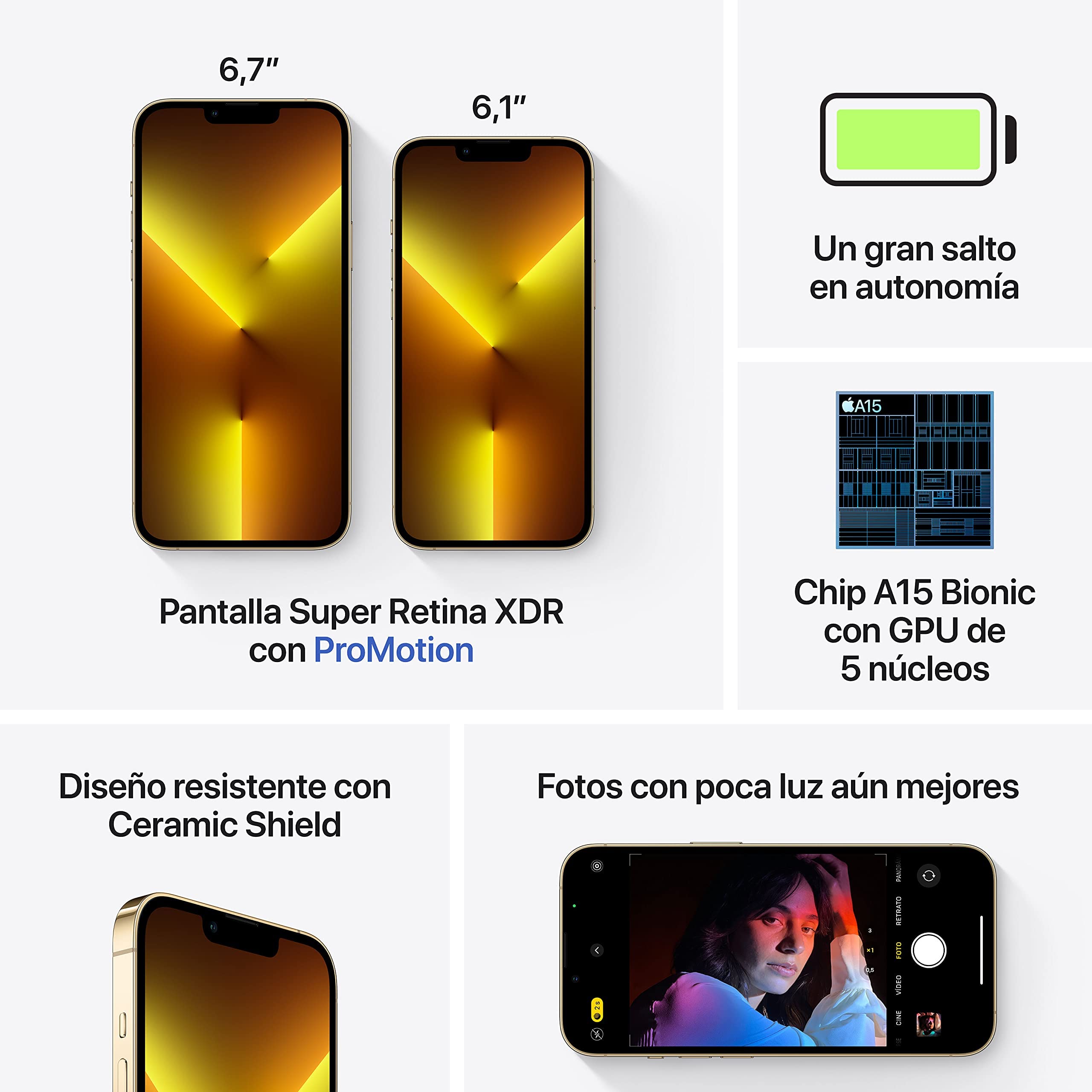 Apple iPhone 13 Pro Max 128GB Reconditionné