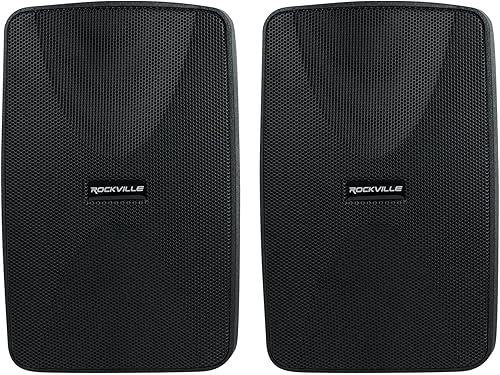 Miniatura 6 de Rockville RCS350-6 350 vatios 6 zona 70v comercialrestaurante amplificadorpaquete Bluetooth con (12) WET-40B altavoces de pared de 4 pulgadas negro