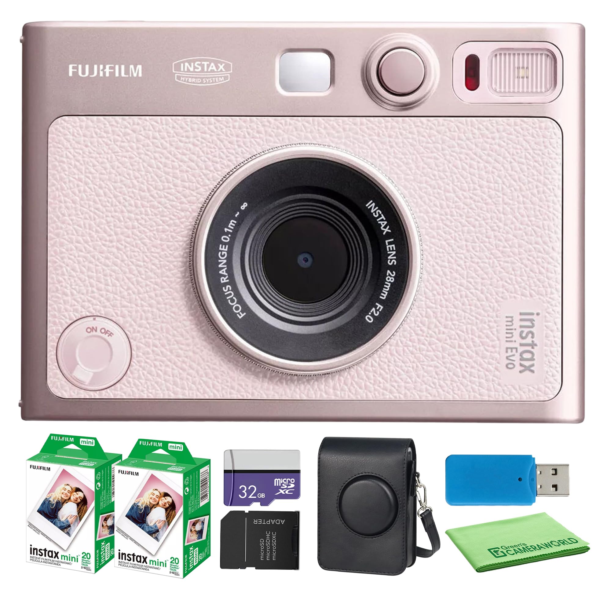 Amazon.com: Fujifilm Instax Mini EVO Hybrid Instant Camera (Gentle 