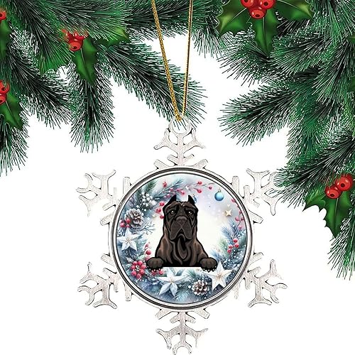 Miniatura 4 de Presa Canario - Adornos de Navidad para amantes de los perros, regalo para mamá, regalo de Navidad para perros que asoma, recuerdo de regalo para
