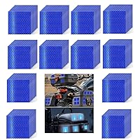 Vista 19 de Adhesivos reflectantes reflectantes de 1 pulgada de diámetro, reflector, impermeable, cinta adhesiva de advertencia de alta visibilidad