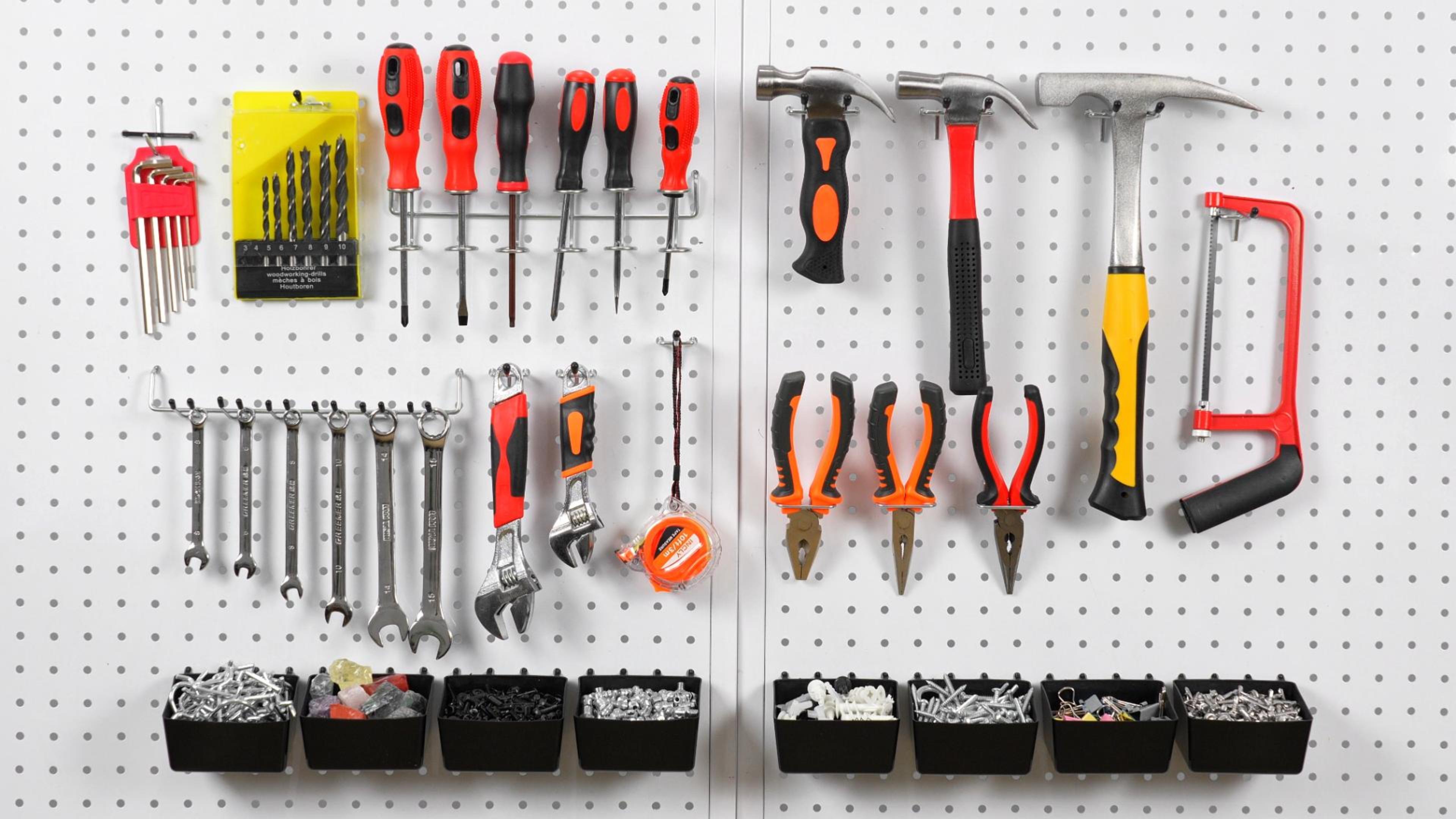 INCLY 278PCS Pegboard Accessories Organizer Kit, Peg Board Hooks