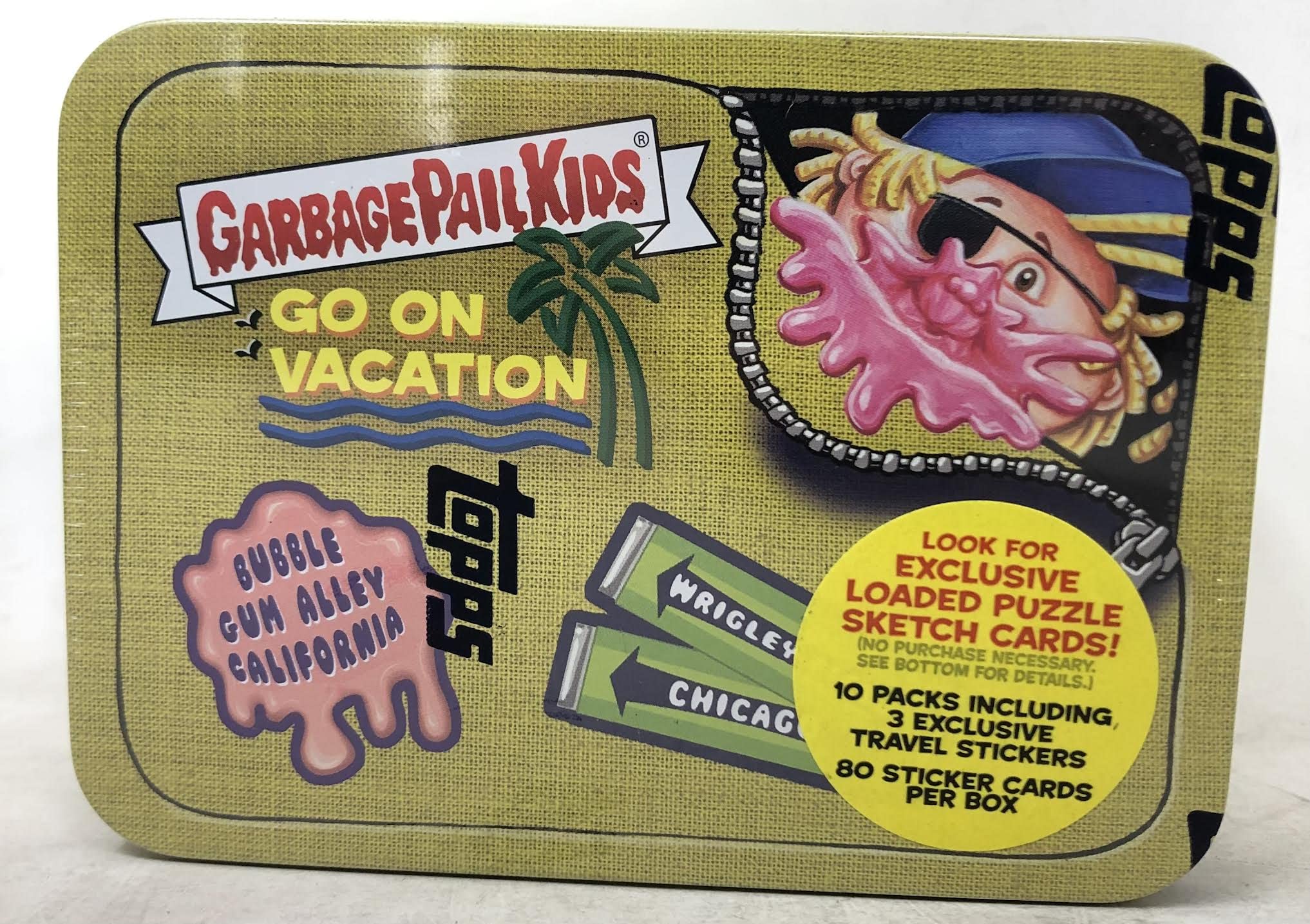 Cubo de basura 2023 Kids Go On Vacation Tin - 1 lata al azar 2