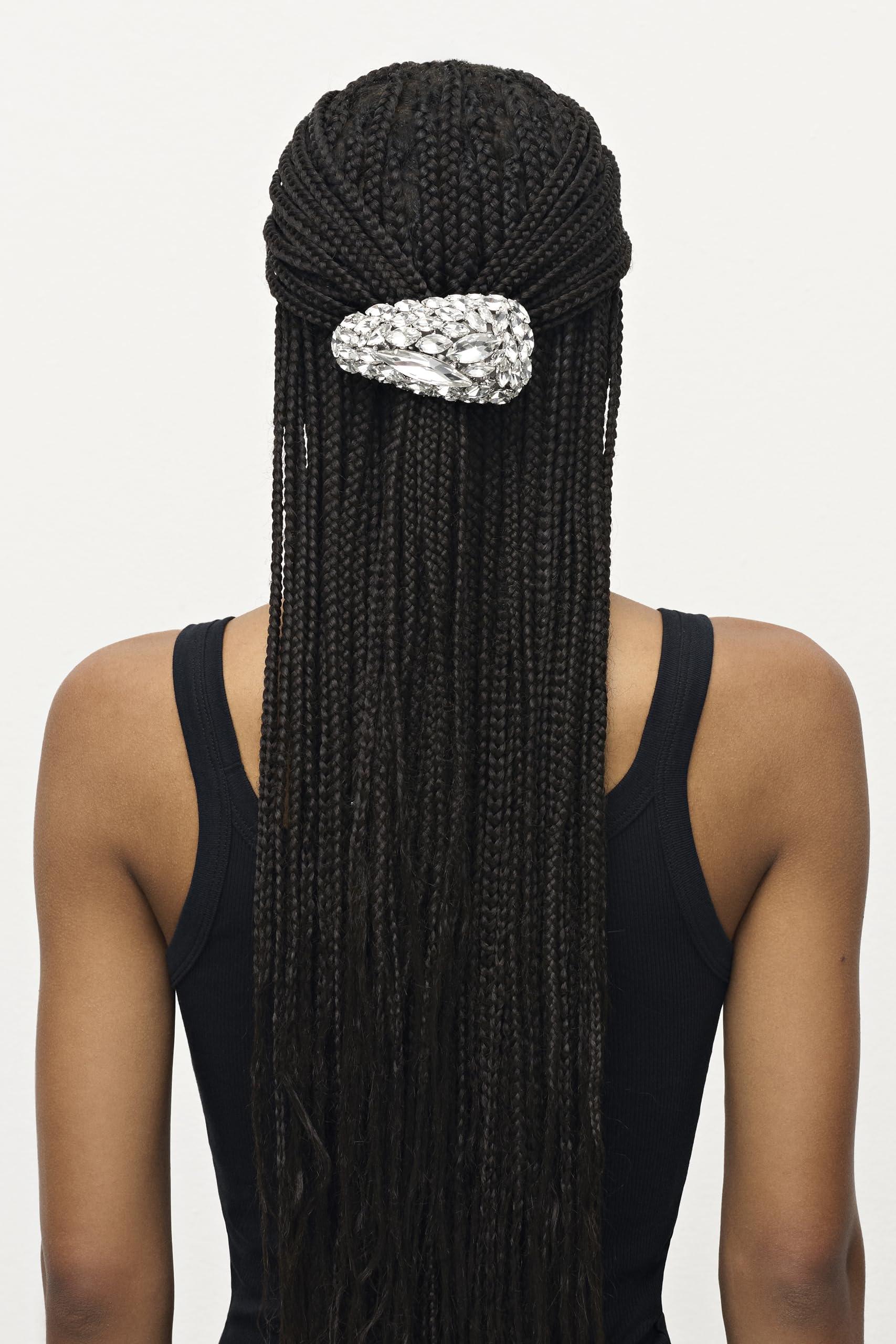 AREA Crystal Cluster Triangle Hairclip