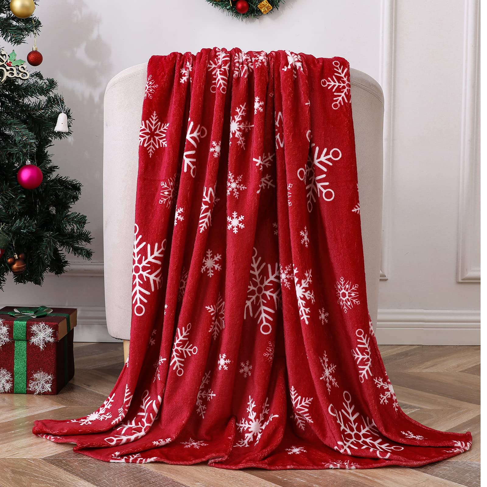 Produktbild von Weihnachtsbaum-Überwurf, Weihnachtsstern, Ornamente