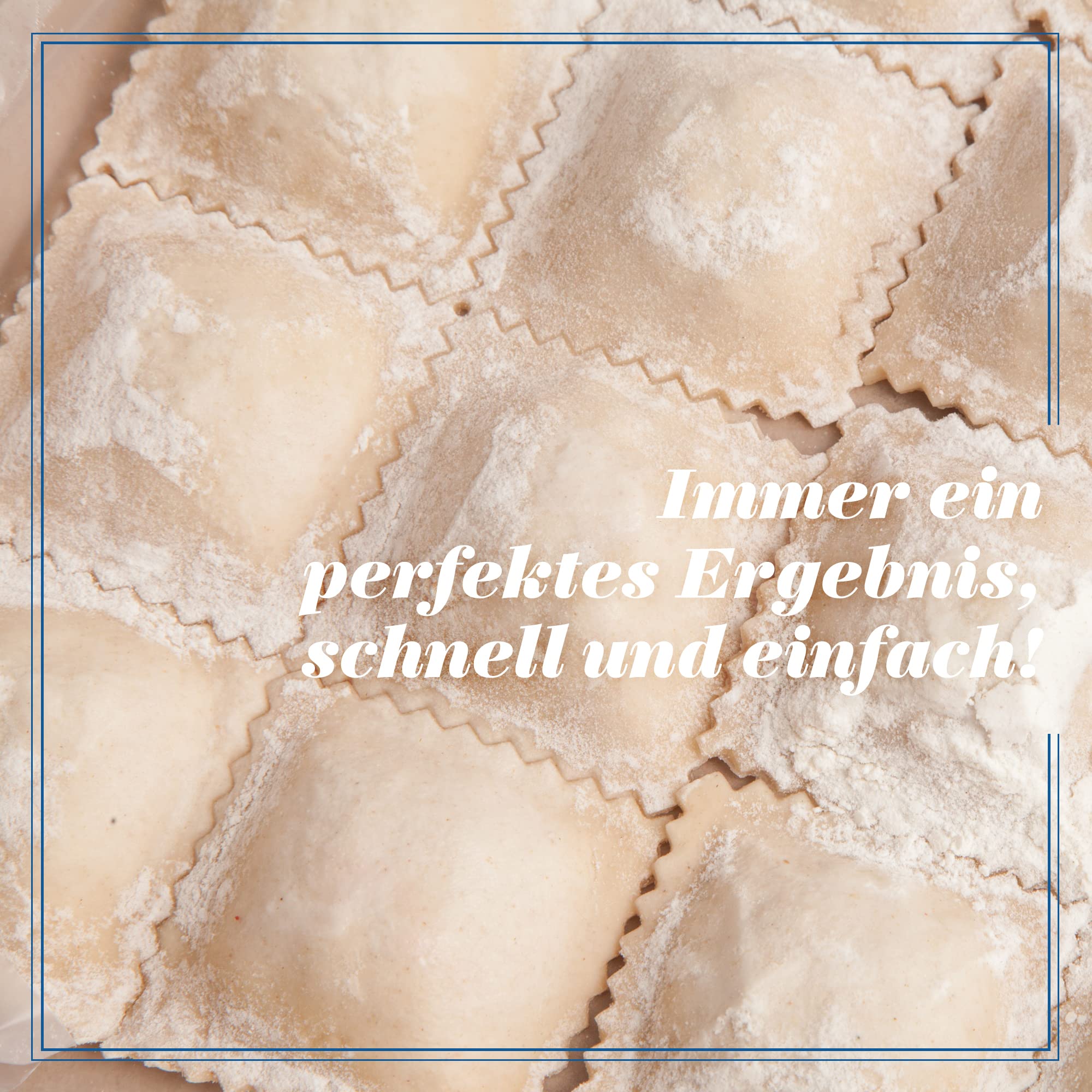 La Gondola Teigrädchen - Einstellbares Rad (2x Gewellt) | Nudelwerkzeug | Messing & Naturholz | Sicheres & Einfach zu verwenden | Hausgemachten Ravioli Teigschneider Made in Italy