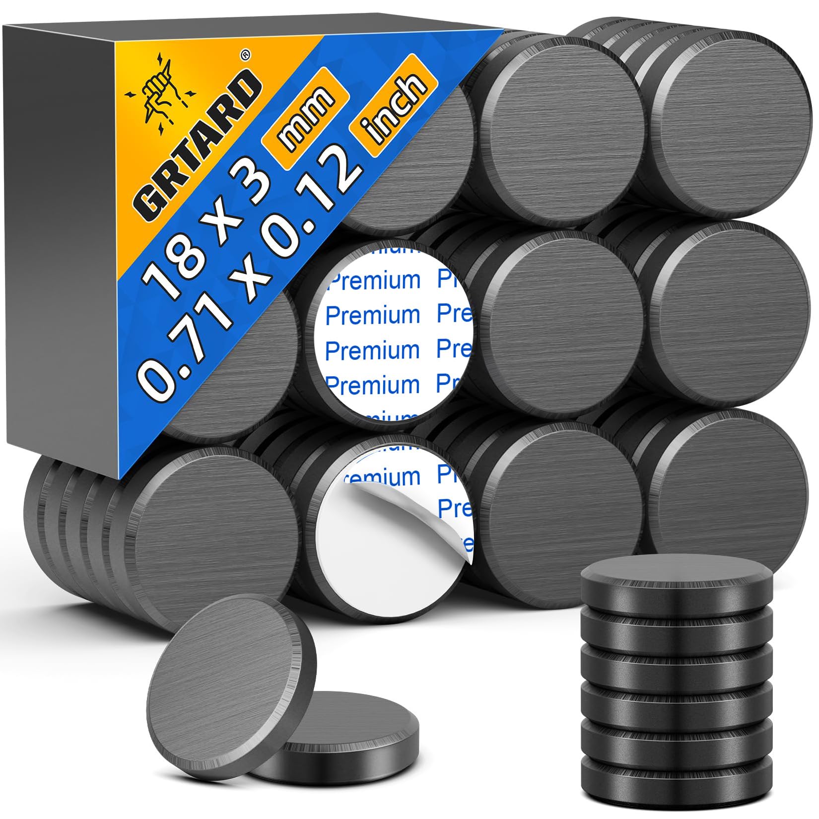 Grtard 50Pack Small Round Ceramic Magnets, 25x3mm Disc Magnets — Amazon image 14