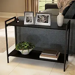 Mesa Lateral Canto Sofá (Preto)