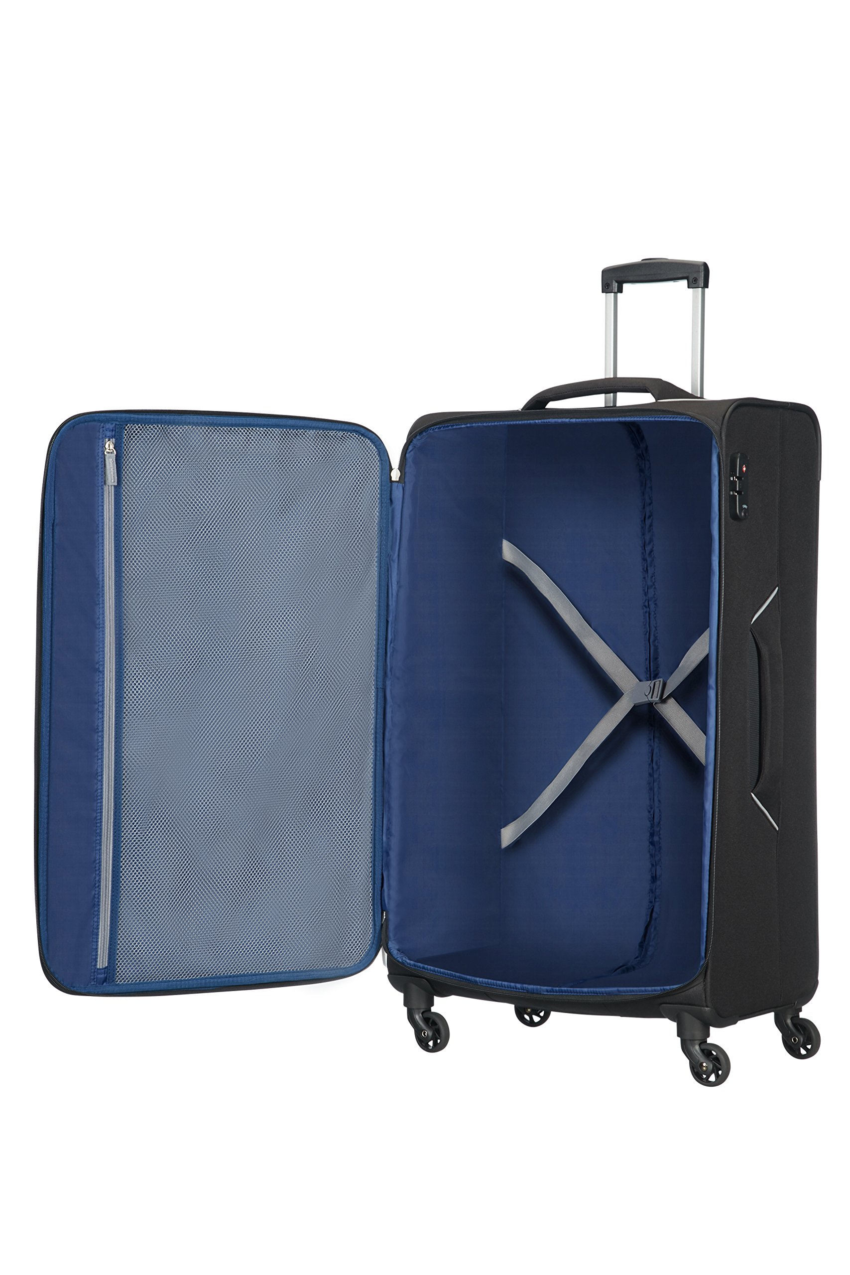American Tourister Holiday Heat Valigia, Spinner L (79.5cm-108L), Nero (Black)