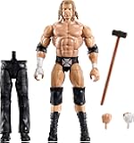 WWE Elite Collection Action Figure & Accessories, Premium Live Event Triple H Set, SummerSlam with William Regal Build-A-Figure Parts