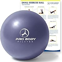 Vista 10 de ProBody Pilates Bola de Pilates de 9 Pulgadas - Pequeña Pelota de Ejercicio para Estabilidad, Barra, Núcleo, Entrenamientos Abdominales, Yoga