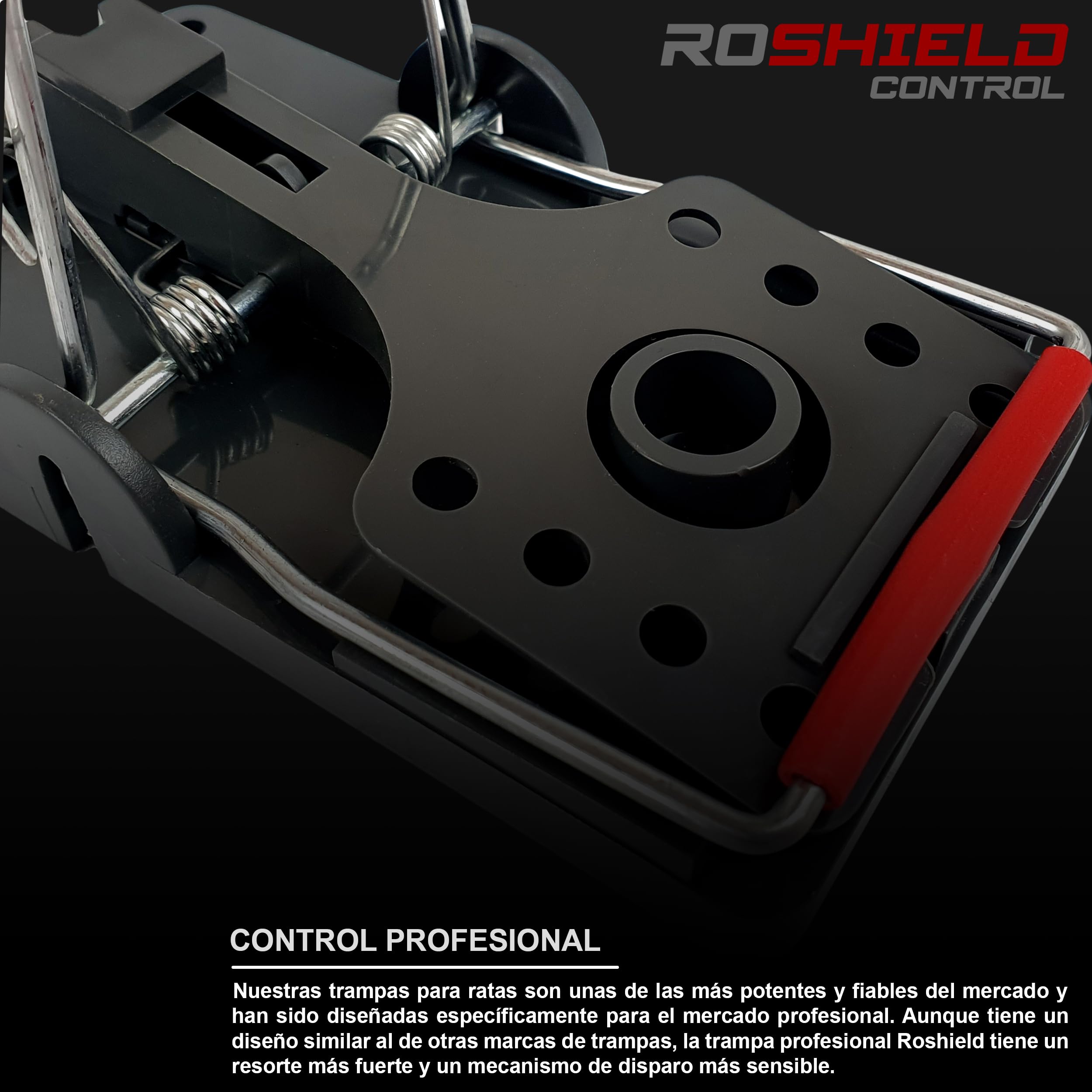 ROSHIELD 2X Trampa para Ratas Caja Matadora - Caja de Seguridad Fácil de Colocar para Hogar, Cobertizo y Garaje Control y Tratamiento (Calidad Profesional, Paquete de 2)