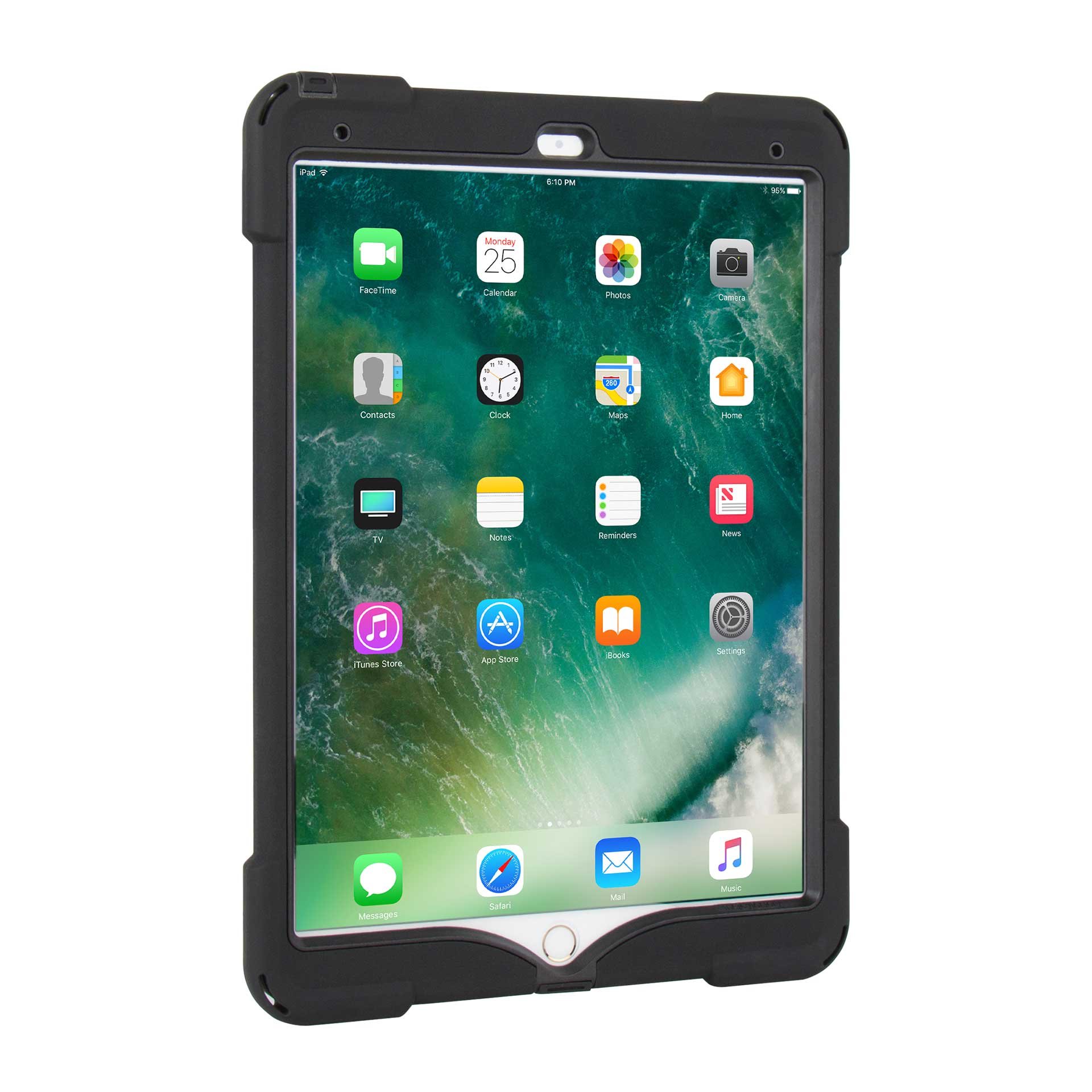The Joy Factory aXtion Bold MP Custodia antiurto resistente all'acqua per iPad Pro 10.5", pellicola proteggi schermo integrata, cinturino per mano, cavalletto (CWA702)