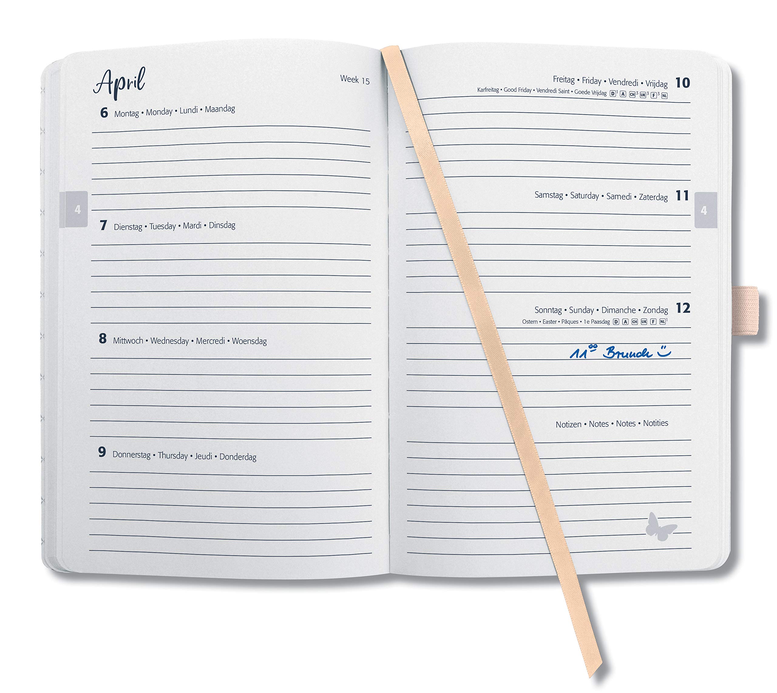SIGEL J4113 Jolie Agenda Semanal 2024 Aprox. A5 De Tapa