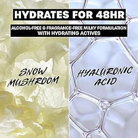 THAYERS Milky Hydrating Face Toner with Snow Mushroom Tremella, Hyaluronic Acid and Elderflower, Dermatologist Recommended Gentle Alcohol Free Skincare for Dry & Sensitive Skin, Paraben Free, 3 Fl Oz