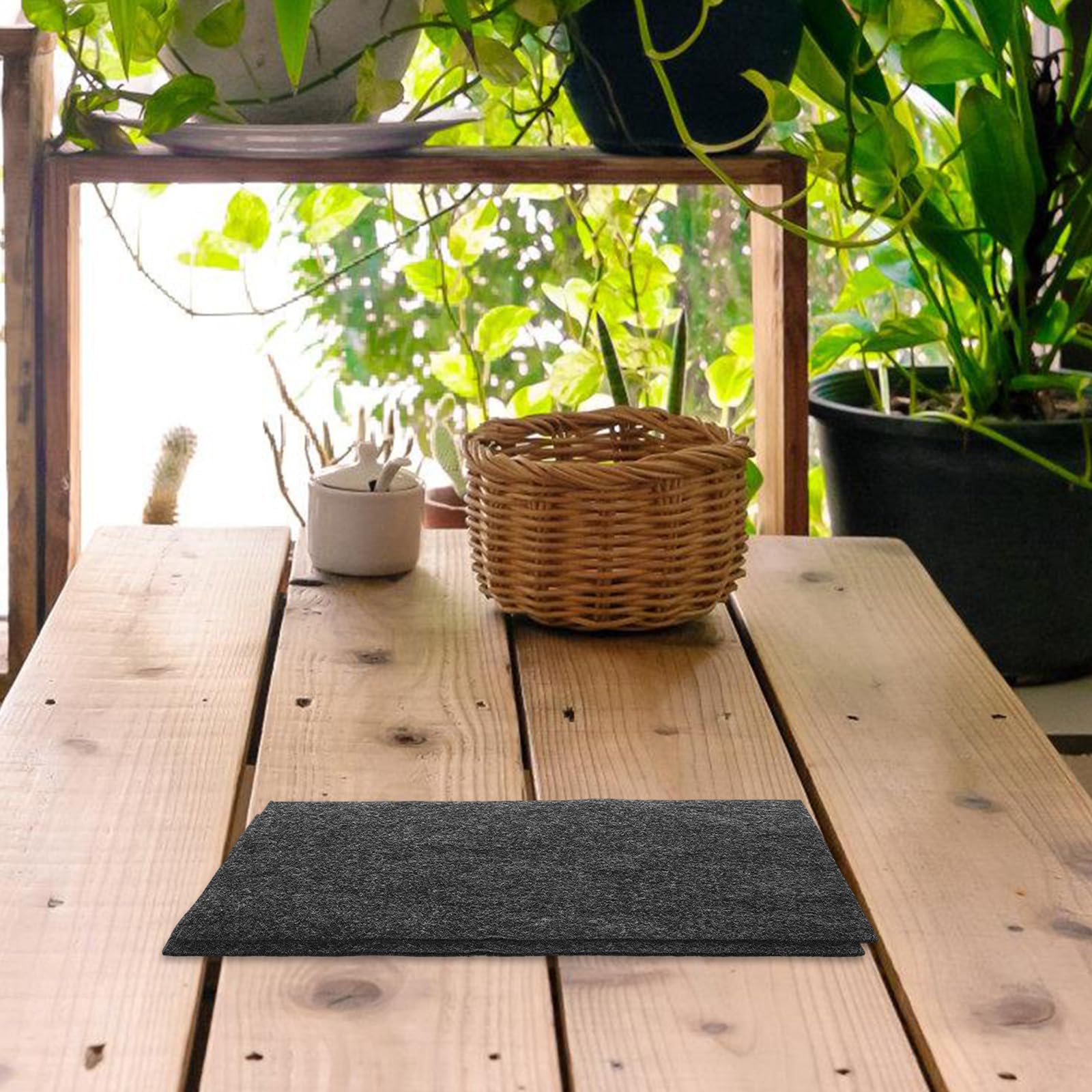 Toddmomy 16 Pezzi Tappetino capillare autoirrigante: 13x8, Spessore 1 mm, Feltro per Piante - Irrigazione Automatica per Giardinaggio, germinazione, /Piante da Interno