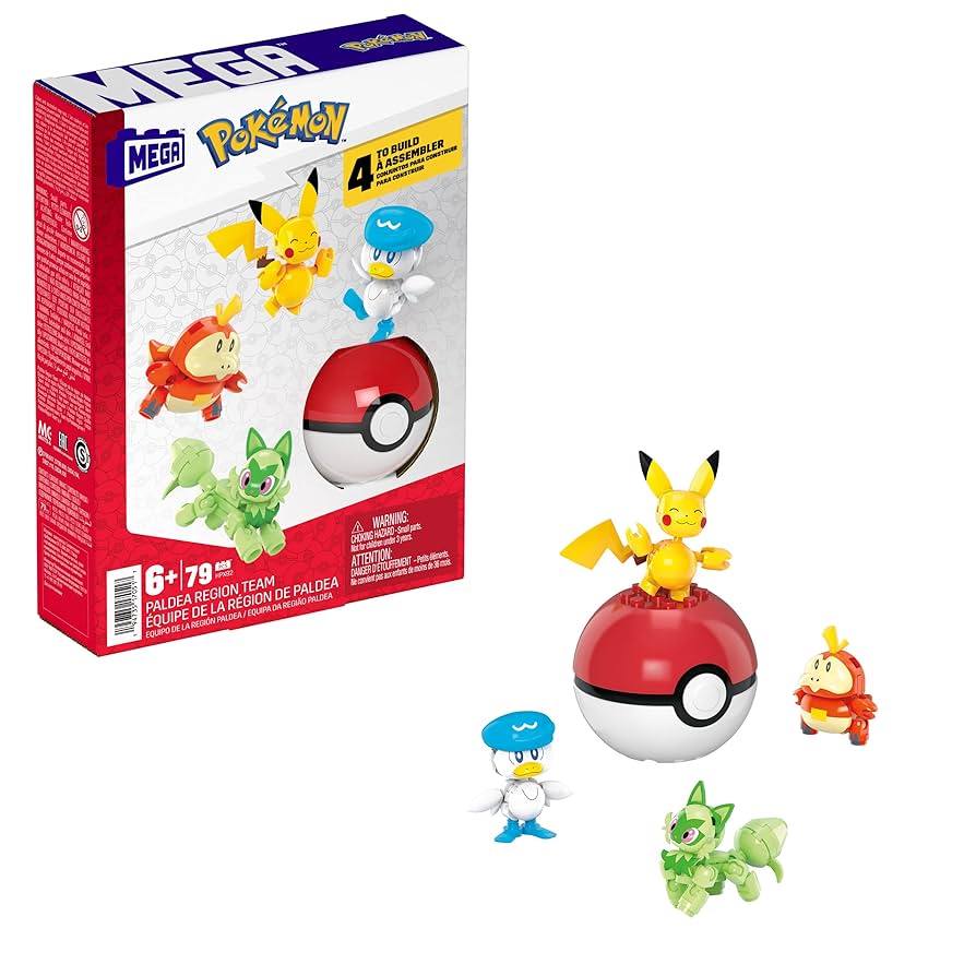 Amazon.com: MEGA Pokemon Action Figure Building Toys for