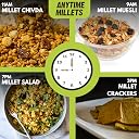 Roasty Tasty Roasted Millet Flakes | Gluten-Free Jowar Flakes | Perfect Replacement to Whole Wheat/Corn Flakes | No Added Sugar | Healthy Breakfast Cereal | Preservatives & Cholesterol Free | Transfat Free Millet Flakes for Breakfast | Low GI Crispies | 500g gallery image