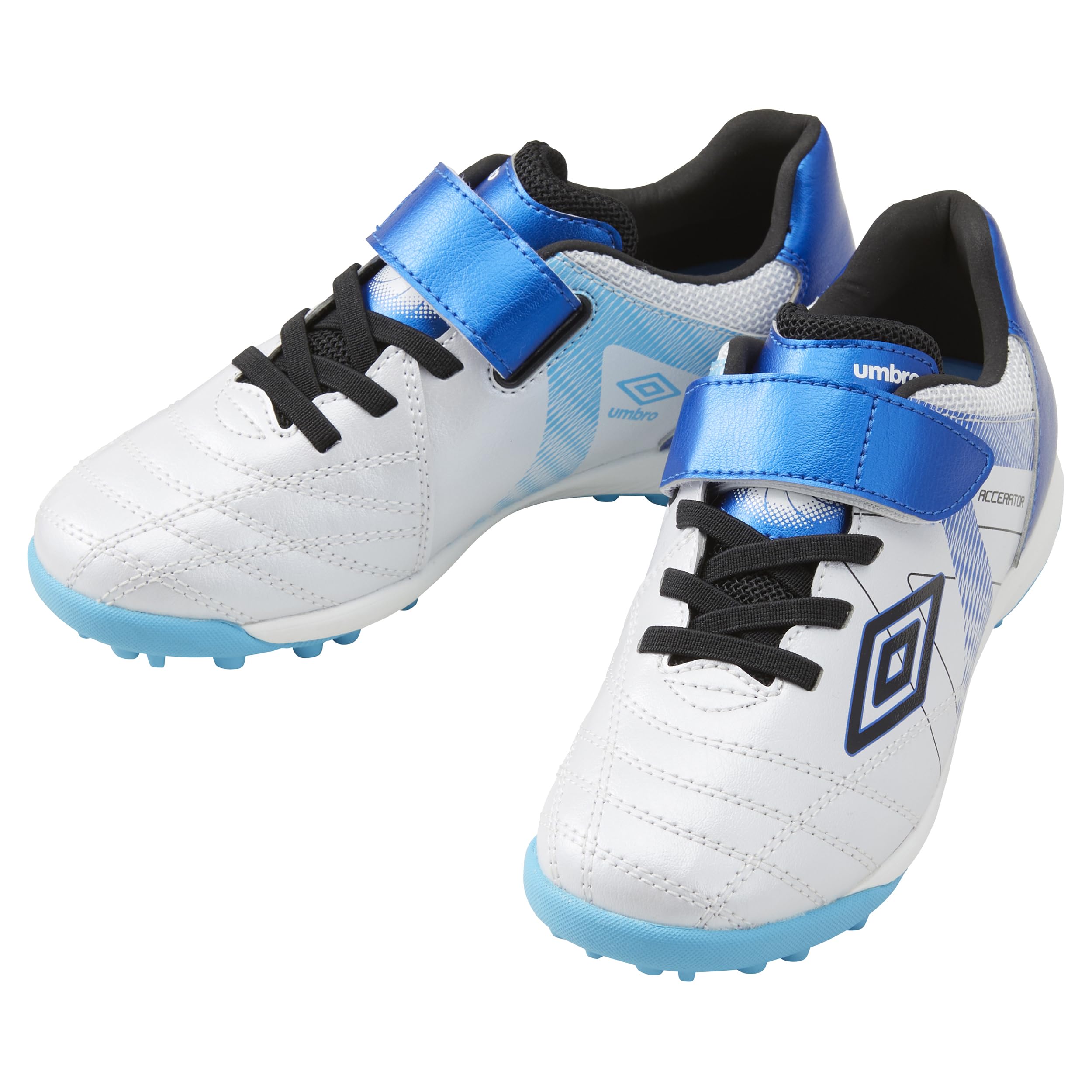Umbro ユニセックス子供 サッカー 運動靴 アクセレイタ JR Wide ワイド 屈曲性 クッション性 反発性 通学 ジュニア キッズ 子供トレーニングシューズ