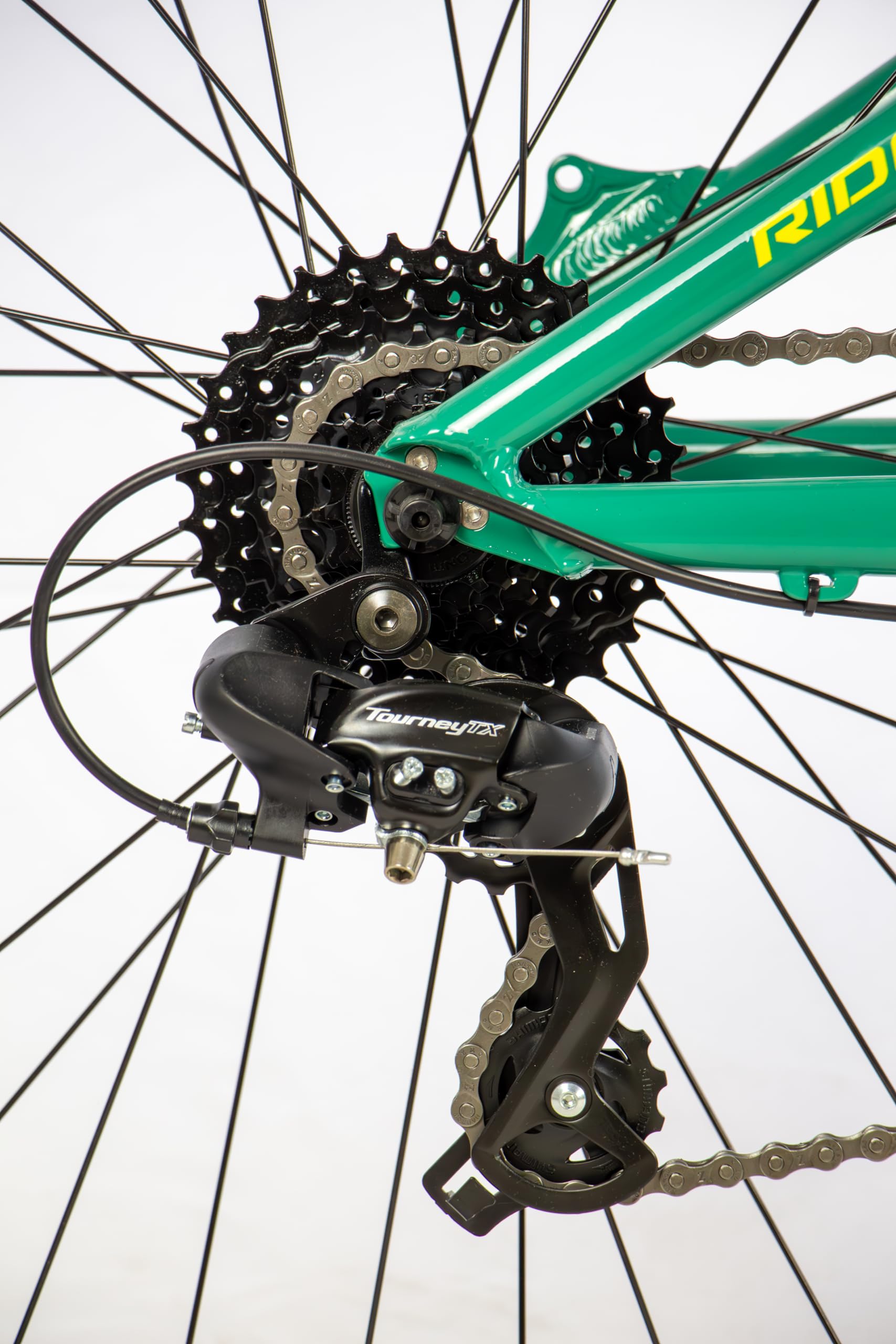 HEAD Bicicleta de montaña Unisex para niños Ridott 1.0 26, Verde/Amarillo, 36