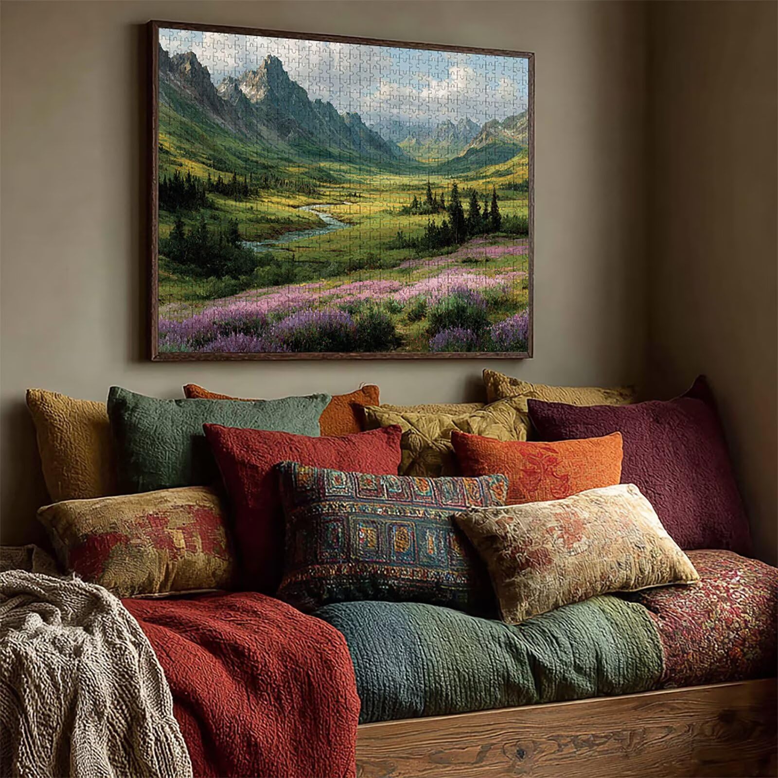 Voir Puzzle 3000 pièces Adultes, Puzzle Bois 122x81cm, Adultes Jeu éducatif Défi énigme avec Une Boîte d'emballage Exquise, Jeu Relaxant Détente Collection, Cadeau Fille, Decoration, (Planter) 2-8406