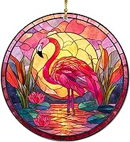 Vista 19 de Adorno Colgante Plano 2D de Vidrio Manchado Falso de Tortuga de Acrílico, Adorno de Tortuga Marina, Adornos de Tortuga para Árbol de Navidad, Regalo