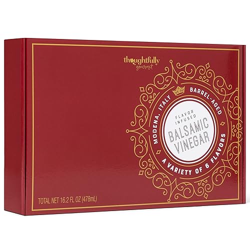Miniatura 9 de Thoughtfully Gourmet, juego de regalo de vinagre balsámico, los sabores incluyen higo, chile, ajo y más, certificado IGP, fabricado en Módena,