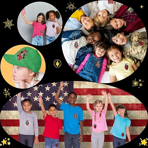 Miniatura 4 de Parche para planchar, parche de corazón con flores, divertida insignia bordada de dibujos animados para planchar o coser, accesorios de bricolaje