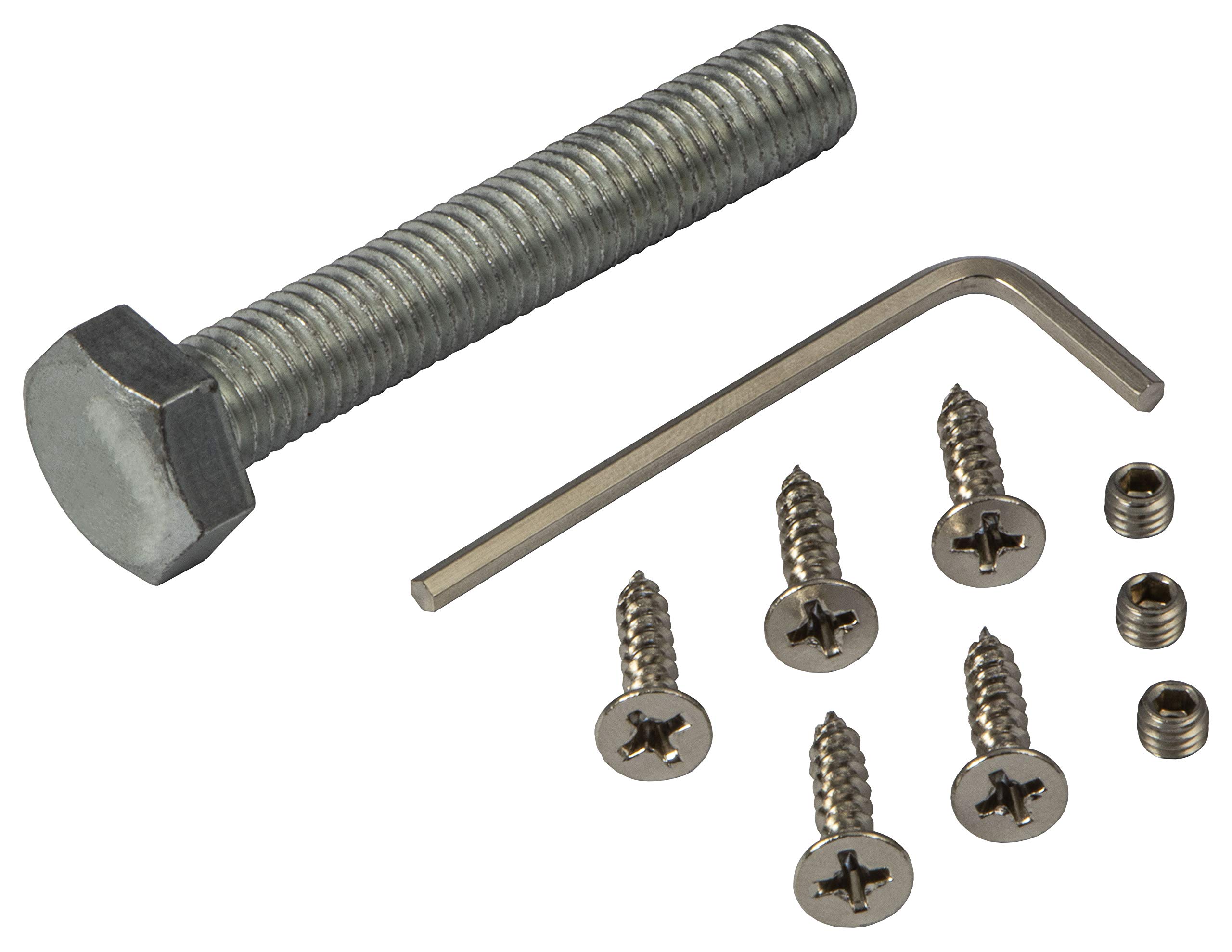 Gedotec Soporte para Barra de Cocina, diseño Recto, de Acero Inoxidable, Base Redonda de Aluminio con Aspecto de Acero Inoxidable, Altura: 170 mm, Aspecto de Acero Inoxidable Macizo, Soporte para Bar