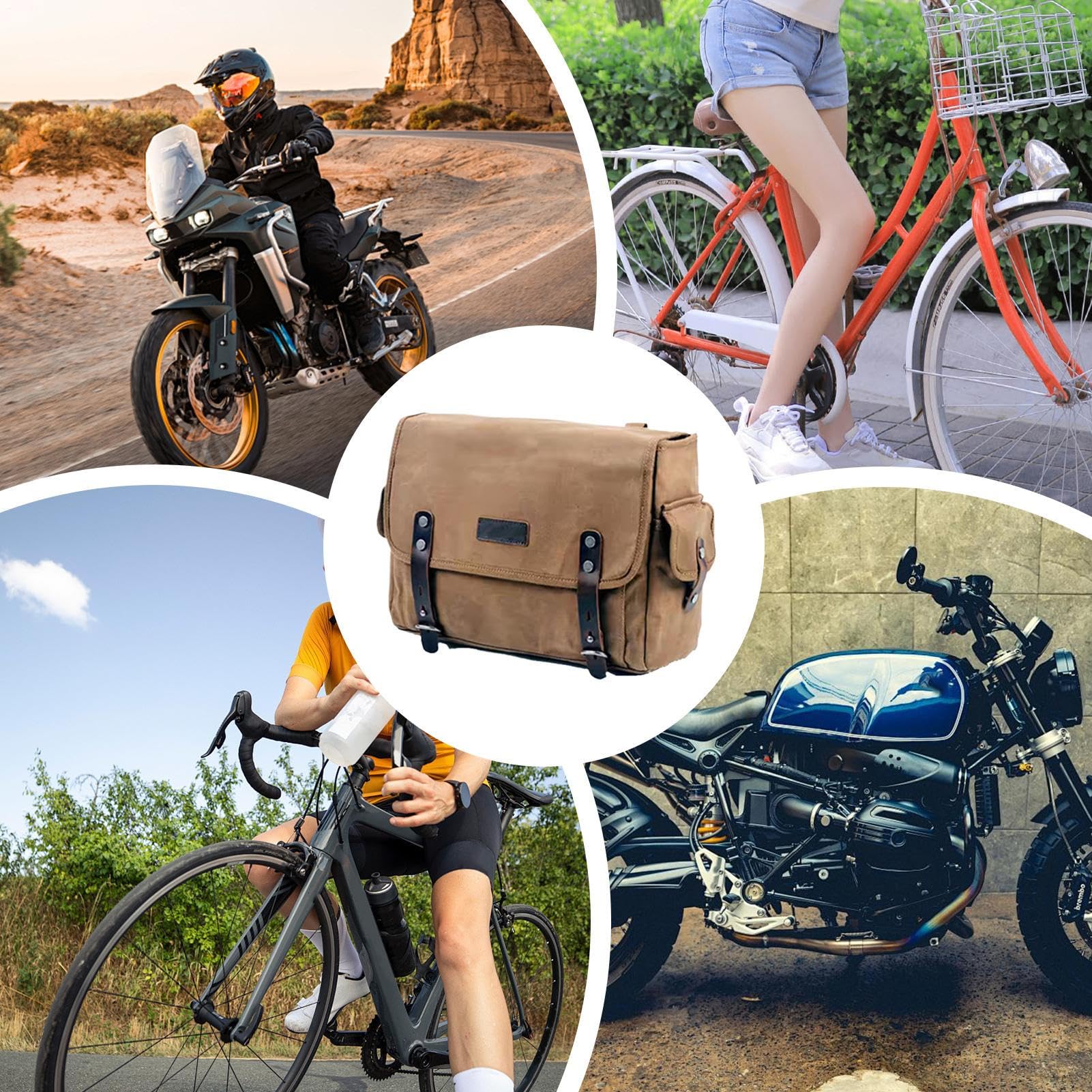 Sakwy motocyklowe na siodełko motocyklowe | Oszczędzająca miejsce torba wielofunkcyjna na kemping, podróże, do jazdy w terenie, motoroweru i skutera
