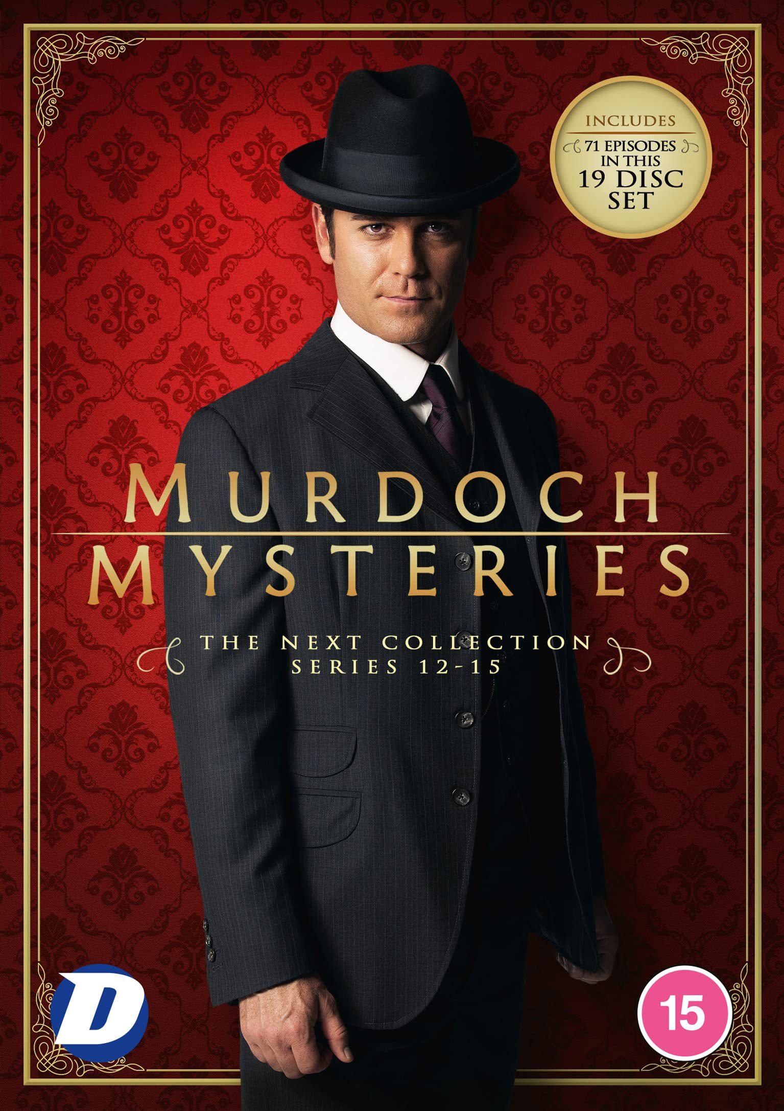Murdoch Mysteries: Season Series 12-15 UK DVD BOXSET  (2022) Yannick Bisson NEW