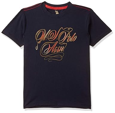 U.S. POLO ASSN. Kids Boys Plain Regular Fit T-Shirt