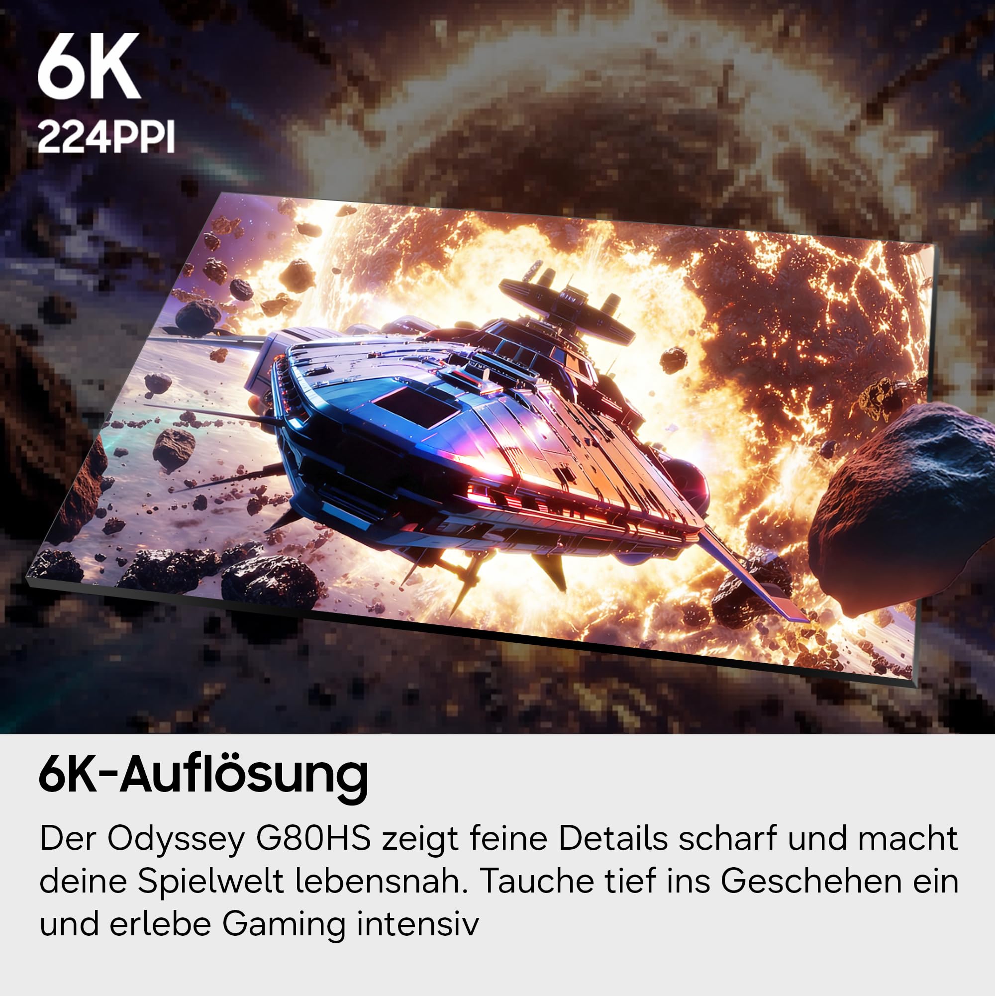 Samsung Odyssey G8 32 Zoll G80HS 6K Fast IPS 330 Hz Gaming Monitor