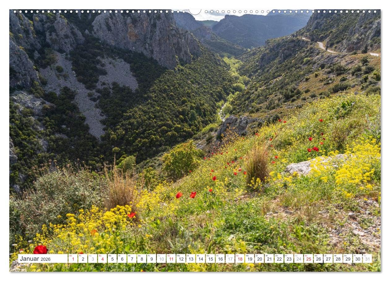 Griechenland - Euböa - Evia (hochwertiger Premium Wandkalender 2026 DIN A2 quer), Kunstdruck in Hochglanz: 12 Monate mit der wunderbaren, aber noch ... griechischen Insel Euböa. (CALVENDO Orte)